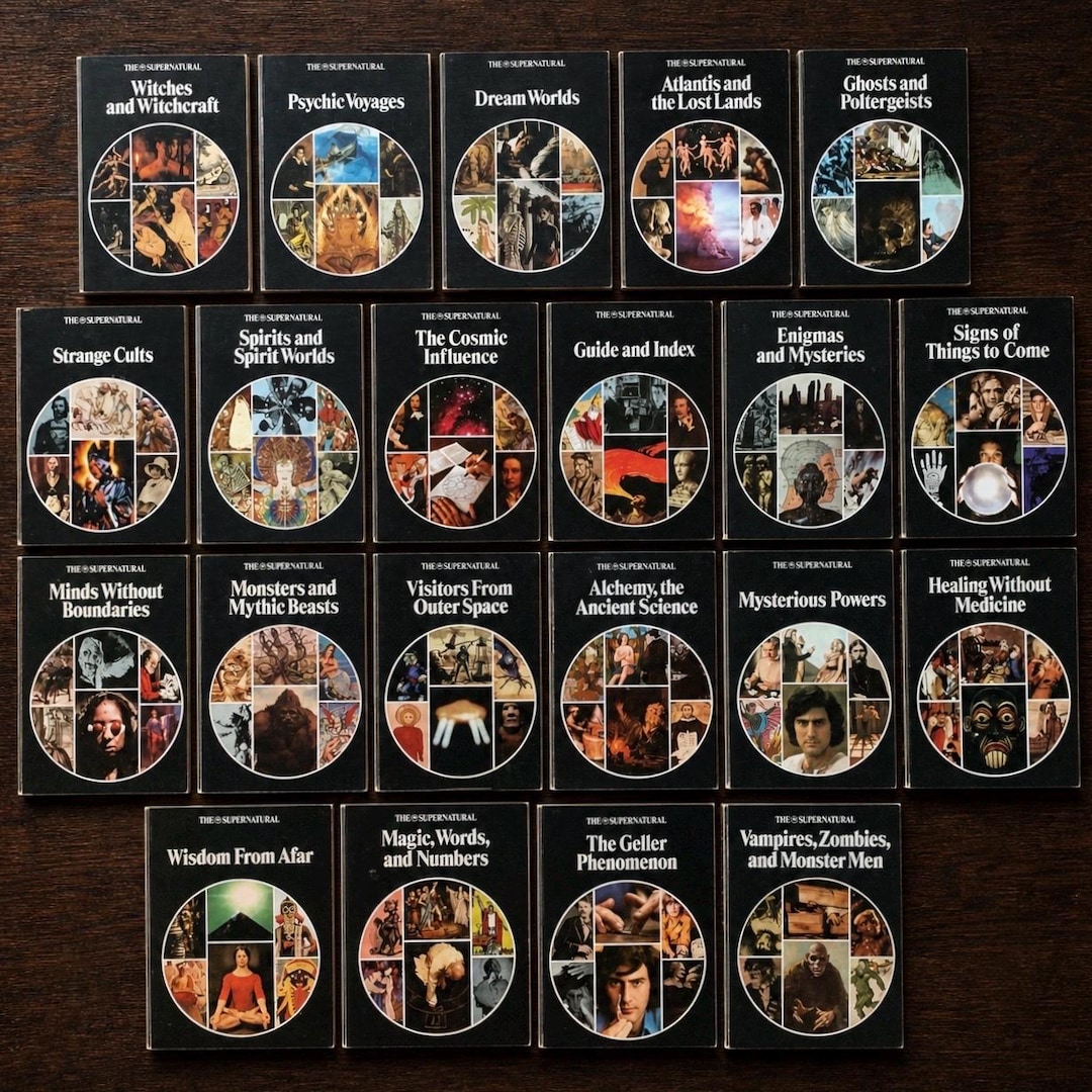 The Supernatural (1975) – Complete First Edition Occult Book Set