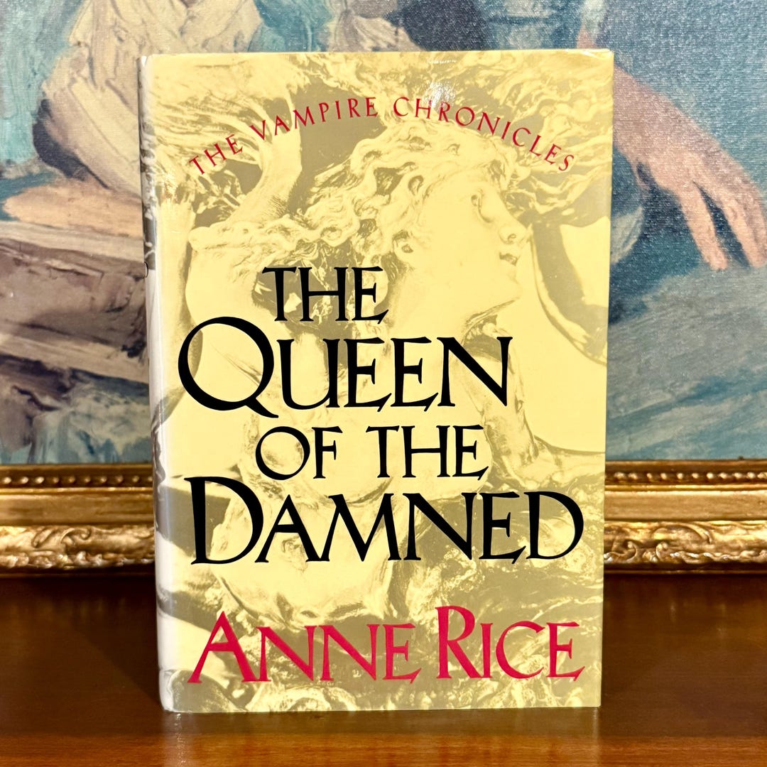 First Edition: Anne Rice the Queen of the Damned – 1988 Gothic Vampire ...