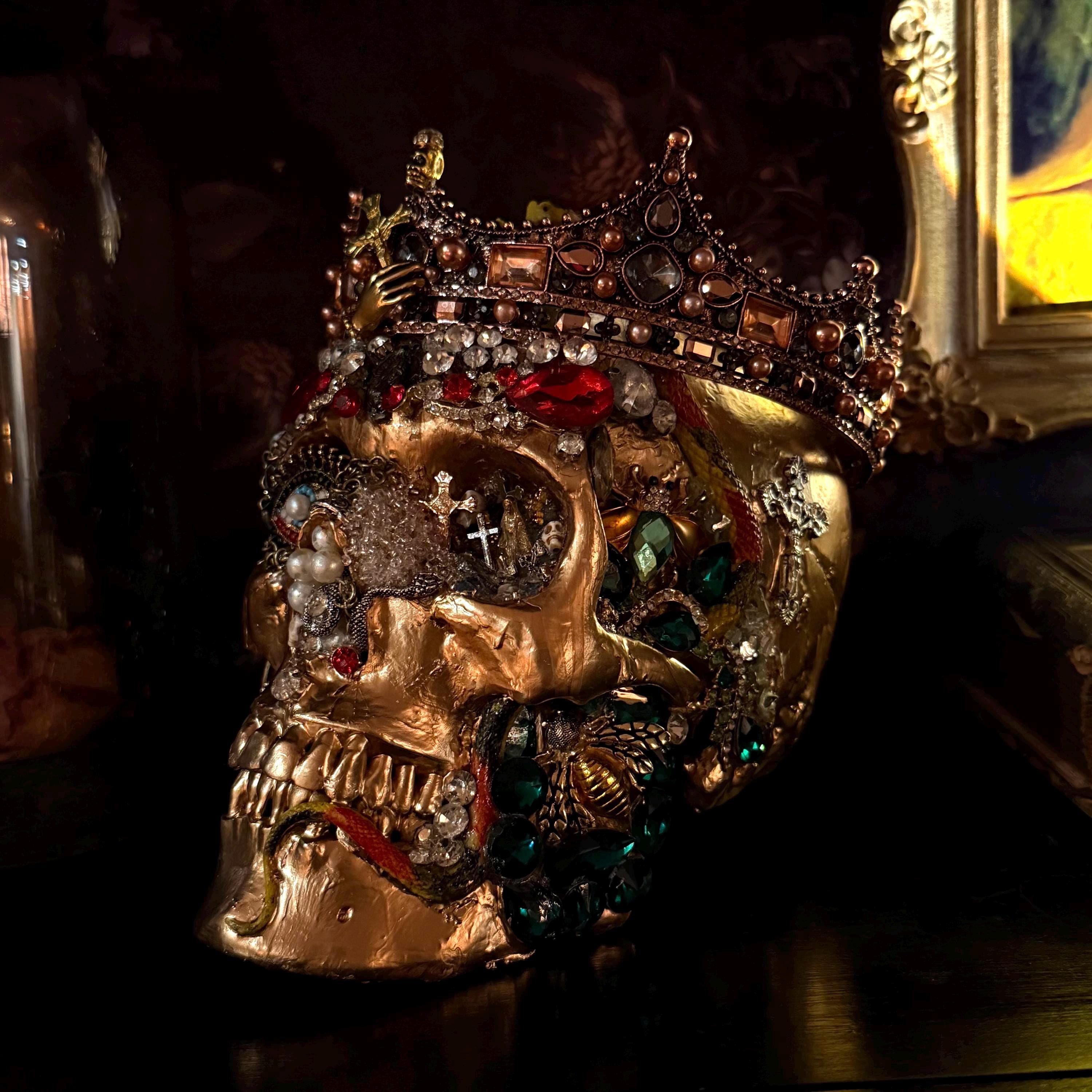 【一点物現代アート】GOD SAVE THE REP＆SKULL QUEEN Completely Surrounded - GoodSalt 【インパクトアート】GOD SAVE THE