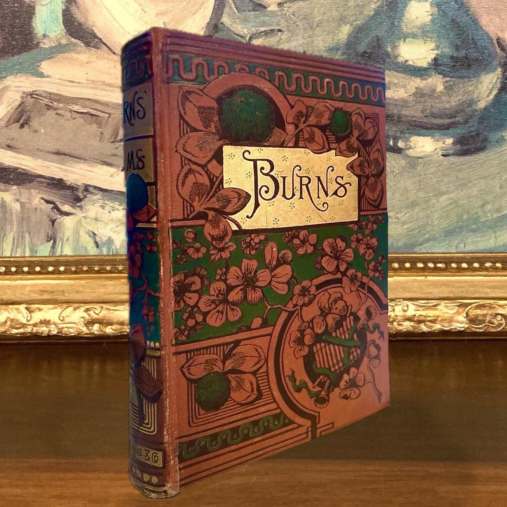 The Complete Works of Robert Burns (1880) - Rare Antique Book with Illustrations