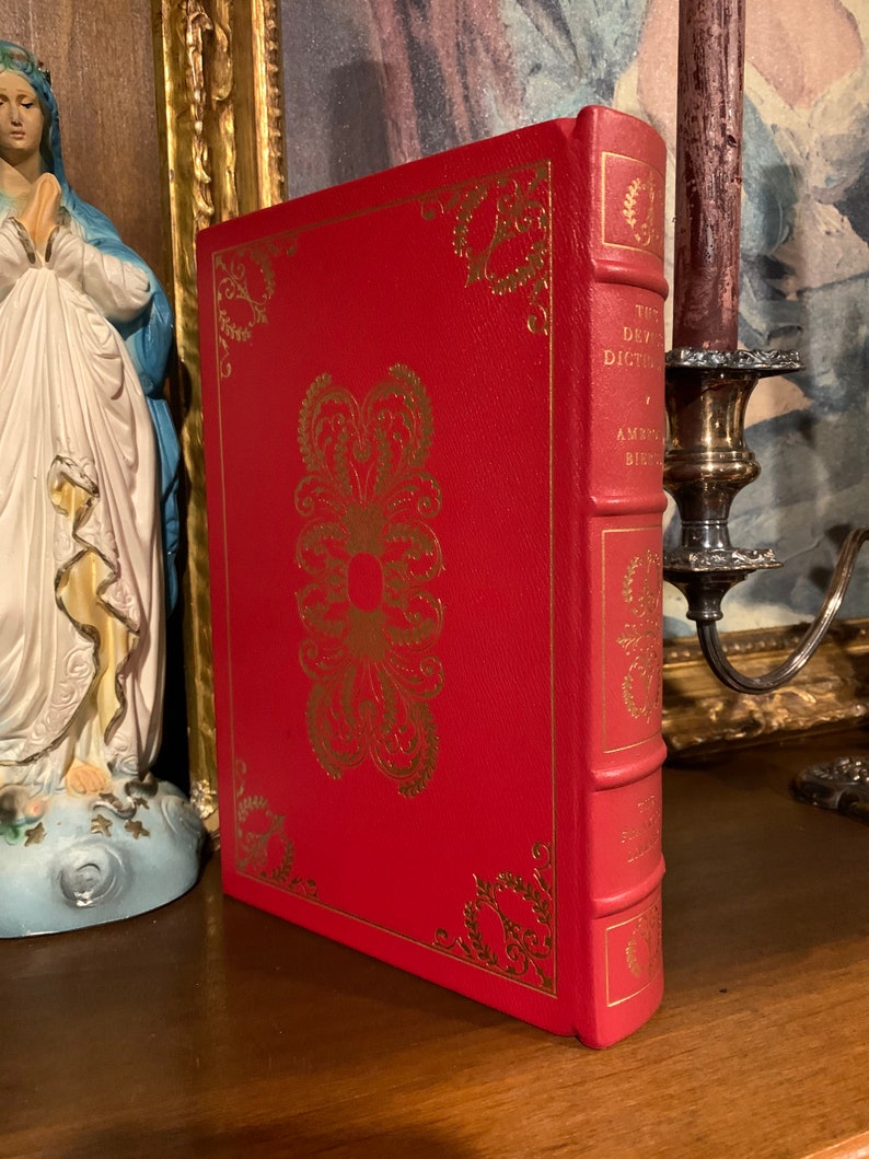 The Devils Dictionary Ambrose Bierce 1980 Limited Edition Illustrated Leather Bound Book image 7