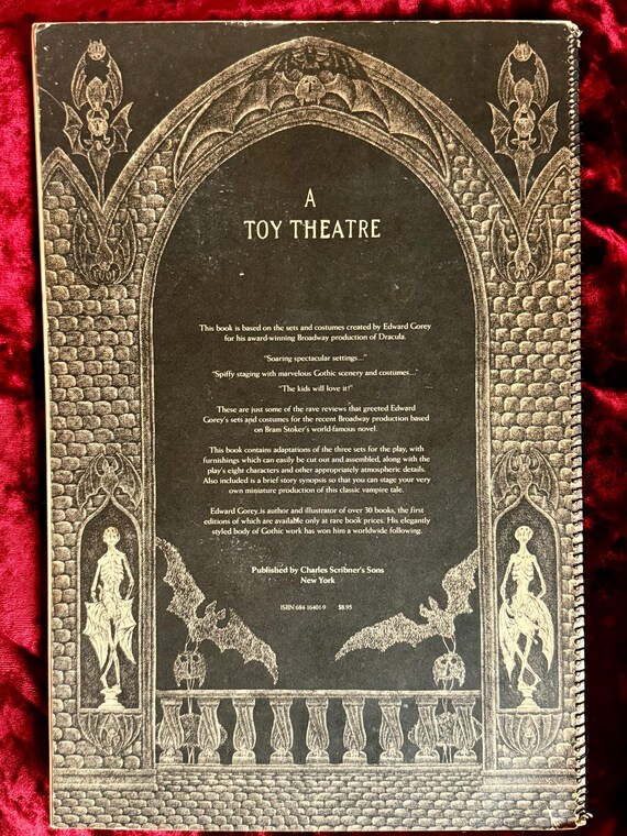 Edward Gorey – Dracula: A Toy Theater (1979) – First Edition Book