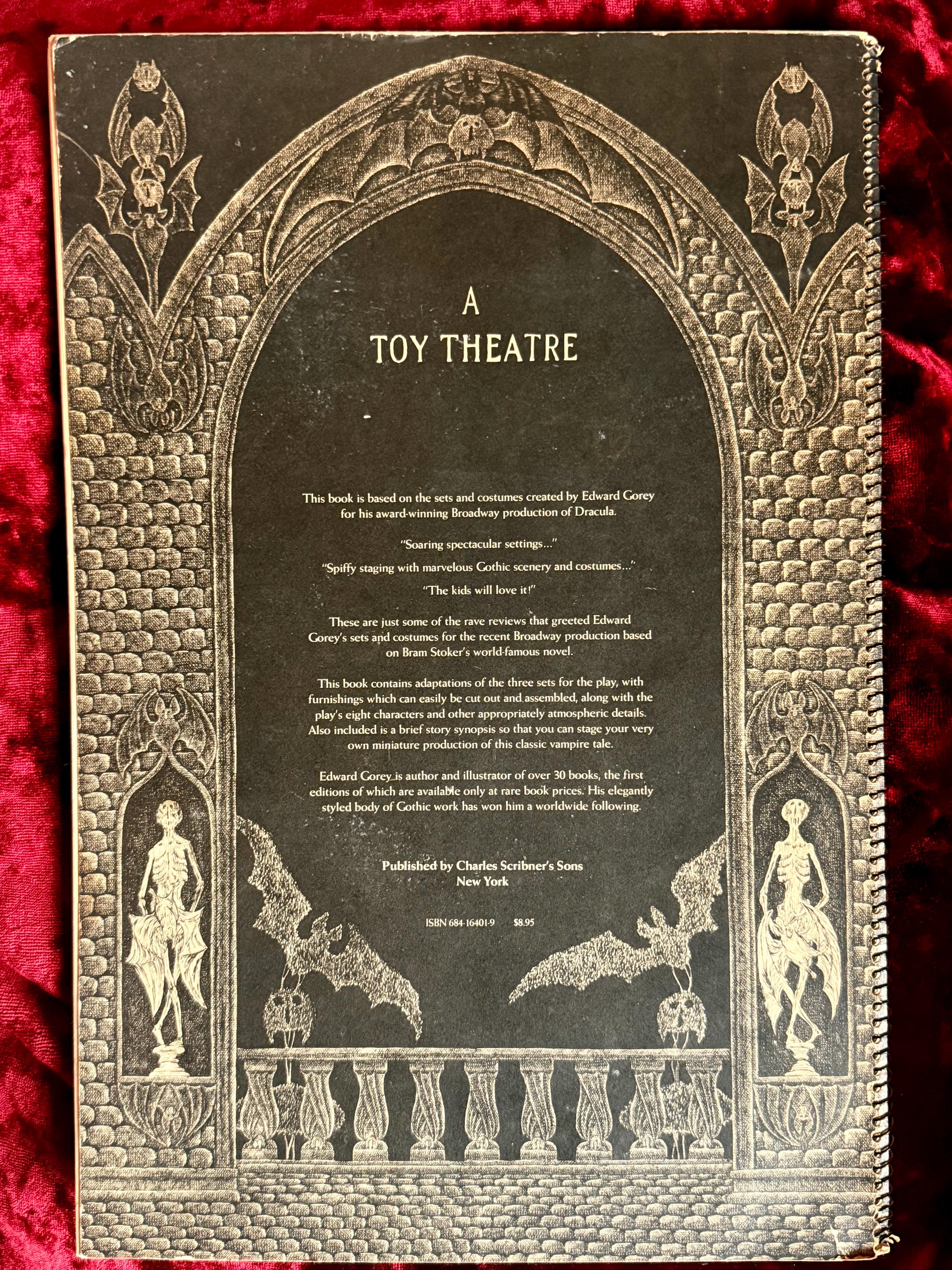 Edward Gorey – Dracula: A Toy Theater (1979) – First Edition Book
