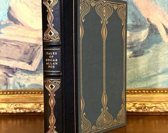 Tales of Edgar Allan Poe (1979) – Vintage Leather Bound Book, Harry Clarke Illustrations