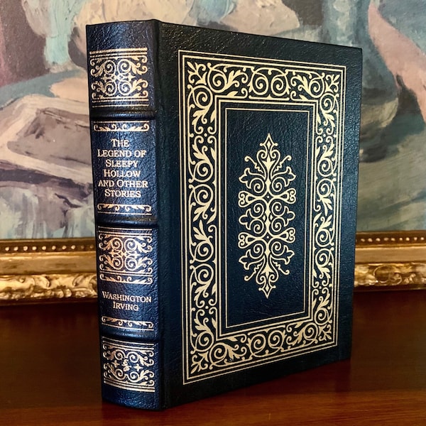 The Legend of Sleepy Hollow by Washington Irving - Easton Press, Leather Bound Book with Illustrations