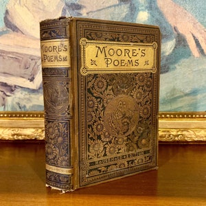 Les oeuvres poétiques de Thomas Moore (1890) - Livre ancien de collection