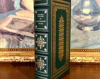 Canterbury Tales by Geoffrey Chaucer – Franklin Library Edition