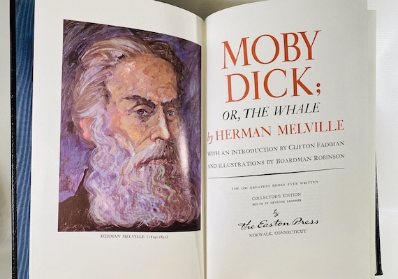 Moby Dick – Herman Melville (1977) Easton Press, First Edition