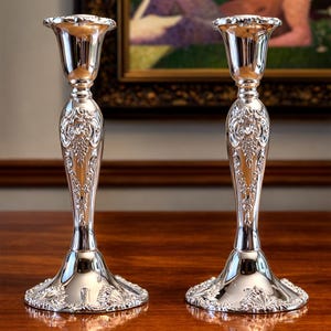 Godinger Silver Candlesticks - Etsy