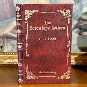 The Screwtape Letters – C S Lewis – Leather Bound Christian Library Edition (1990)