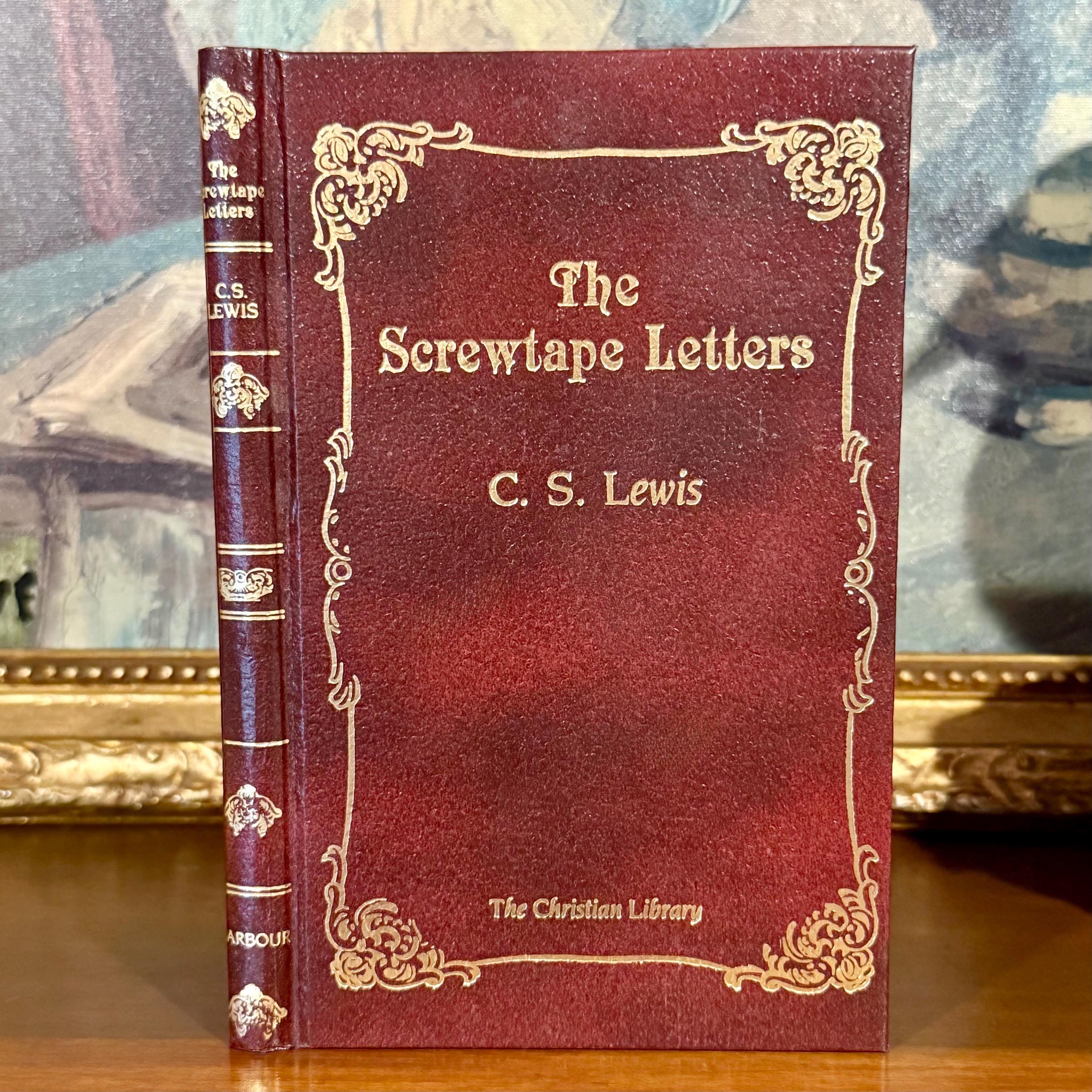 The Screwtape Letters – C S Lewis – Leather Bound Christian