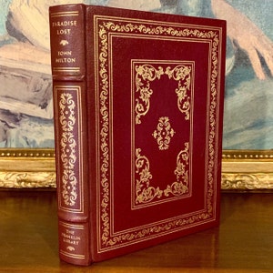 Paradise Lost by John Milton (1981) - Limited Edition, Leather Bound Book with Illustrations from 1688