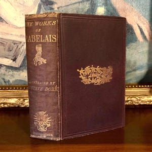 Die Werke von Rabelais 1910 Illustriert von Gustave Dore Rare Antique Book