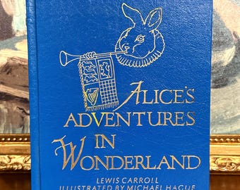 Alice no País das Maravilhas – Lewis Carroll (1985) – Easton Press – Livro encadernado em couro – Ilustrado