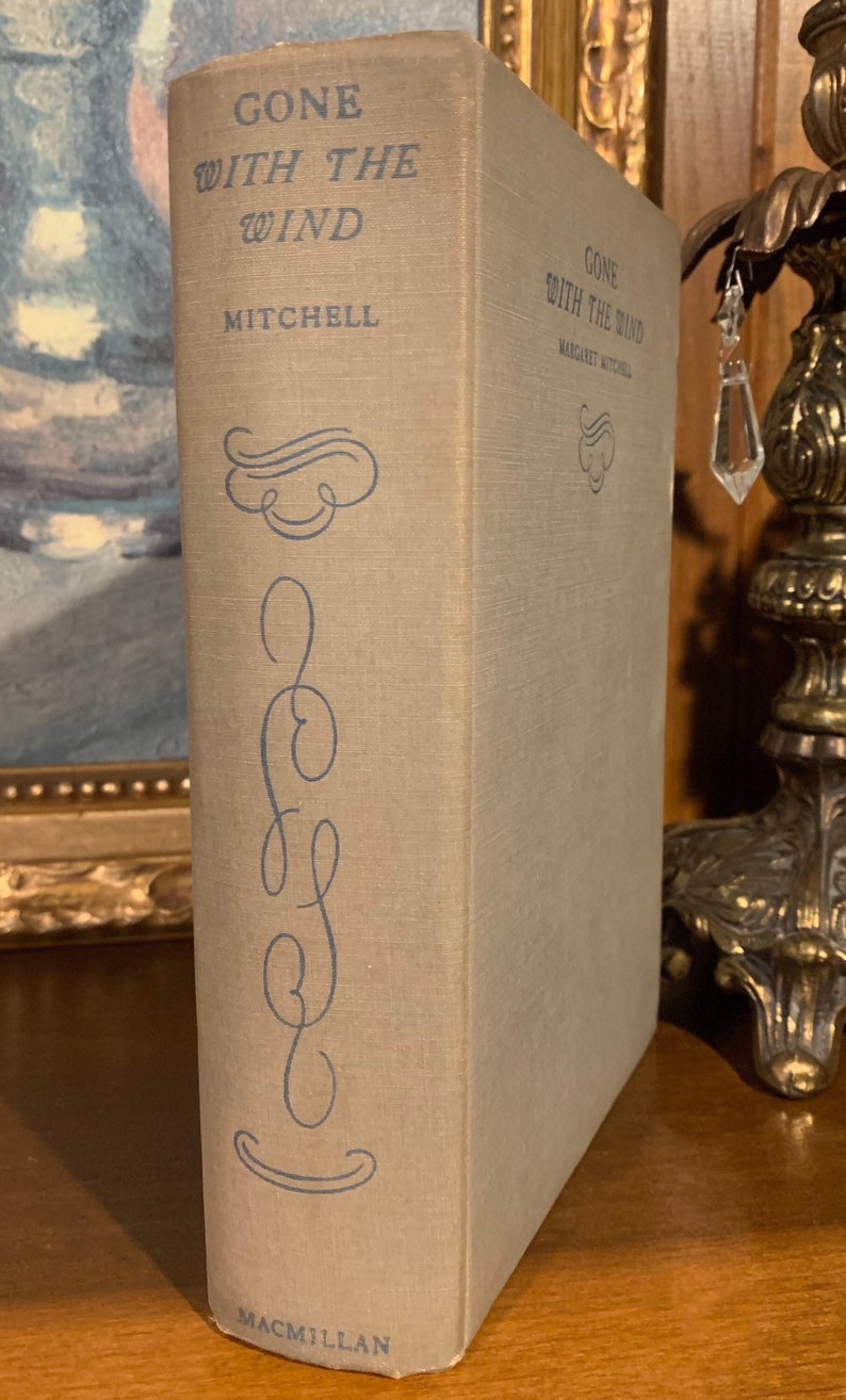 First Edition Gone With The Wind by Margaret Mitchell 1936 Classic Literature Bestseller and Iconic Historical Romance Novel 画像 9