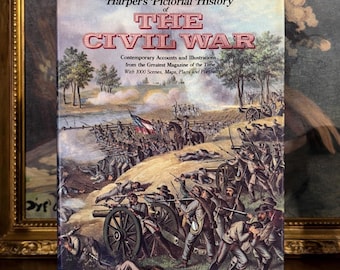 Libro de Historia de la Guerra Civil – Historia Pictórica de la Guerra Civil de Harper – Más de 1000 ilustraciones y mapas – Gran libro ilustrado de historia estadounidense