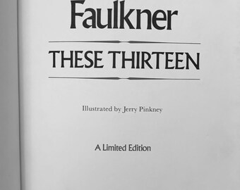 William Faulkner These Thirteen (1979) Franklin Library Leather