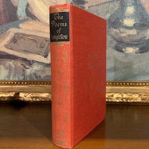 Henry Wadsworth Longfellow - Poèmes (1932) - Livre de poésie vintage