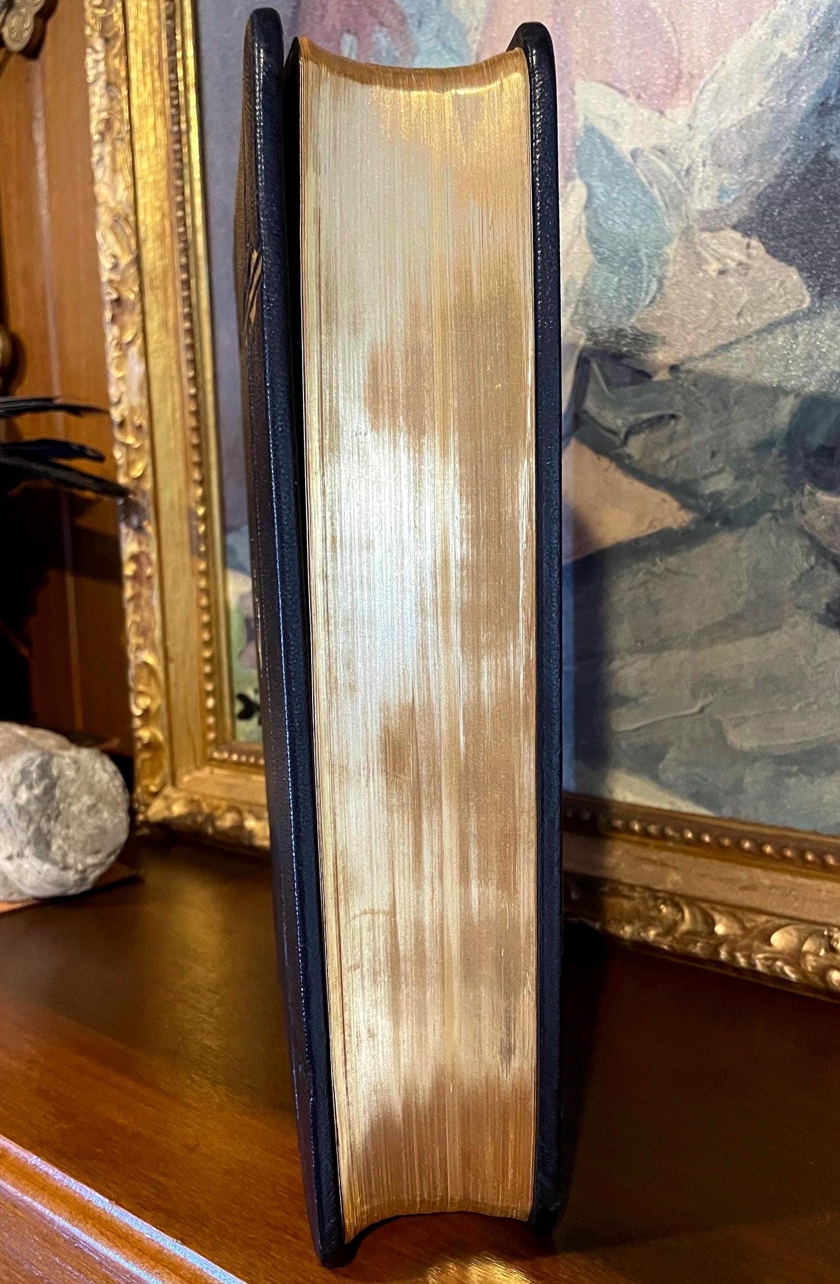 1949年 フリーメーソン聖書：欽定訳聖書、革装本（イラスト入り