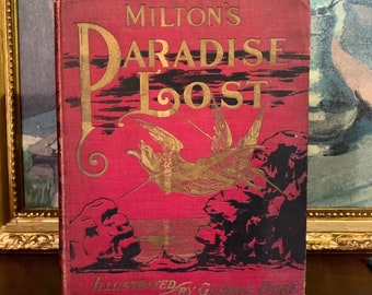 ミルトンの『失楽園』（1888年） - ギュスターヴ・ドレ作画 - 彫刻入り