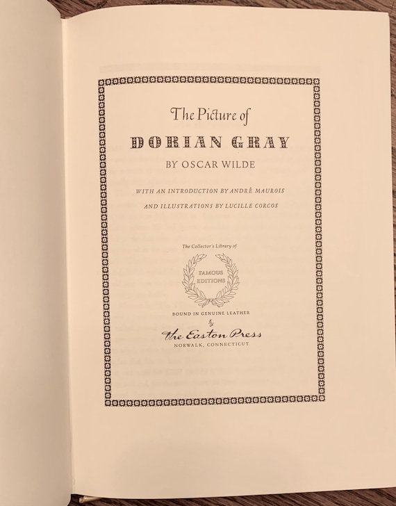 The Picture of Dorian Gray by Oscar Wilde - 1957 Easton Press