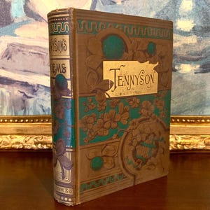 Alfred Lord Tennyson - Poetical Works (1885) - Rare Illustrated Antique Book