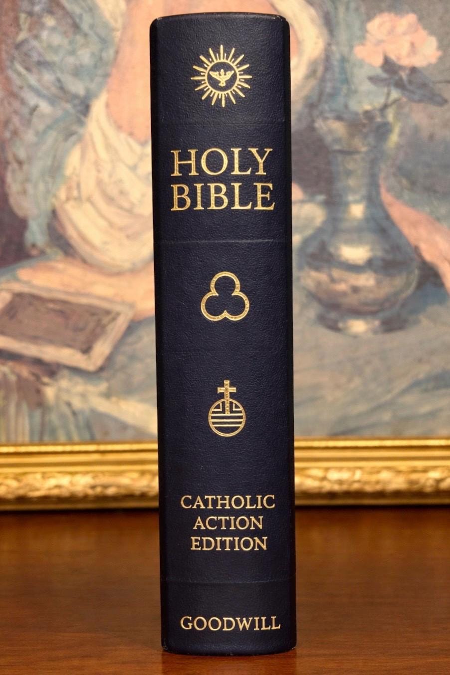 1953 Catholic Action Holy Bible – Illustrated Edition – Leather Bound ...