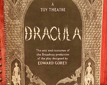Edward Gorey – Dracula: A Toy Theater (1979) – First Edition Book
