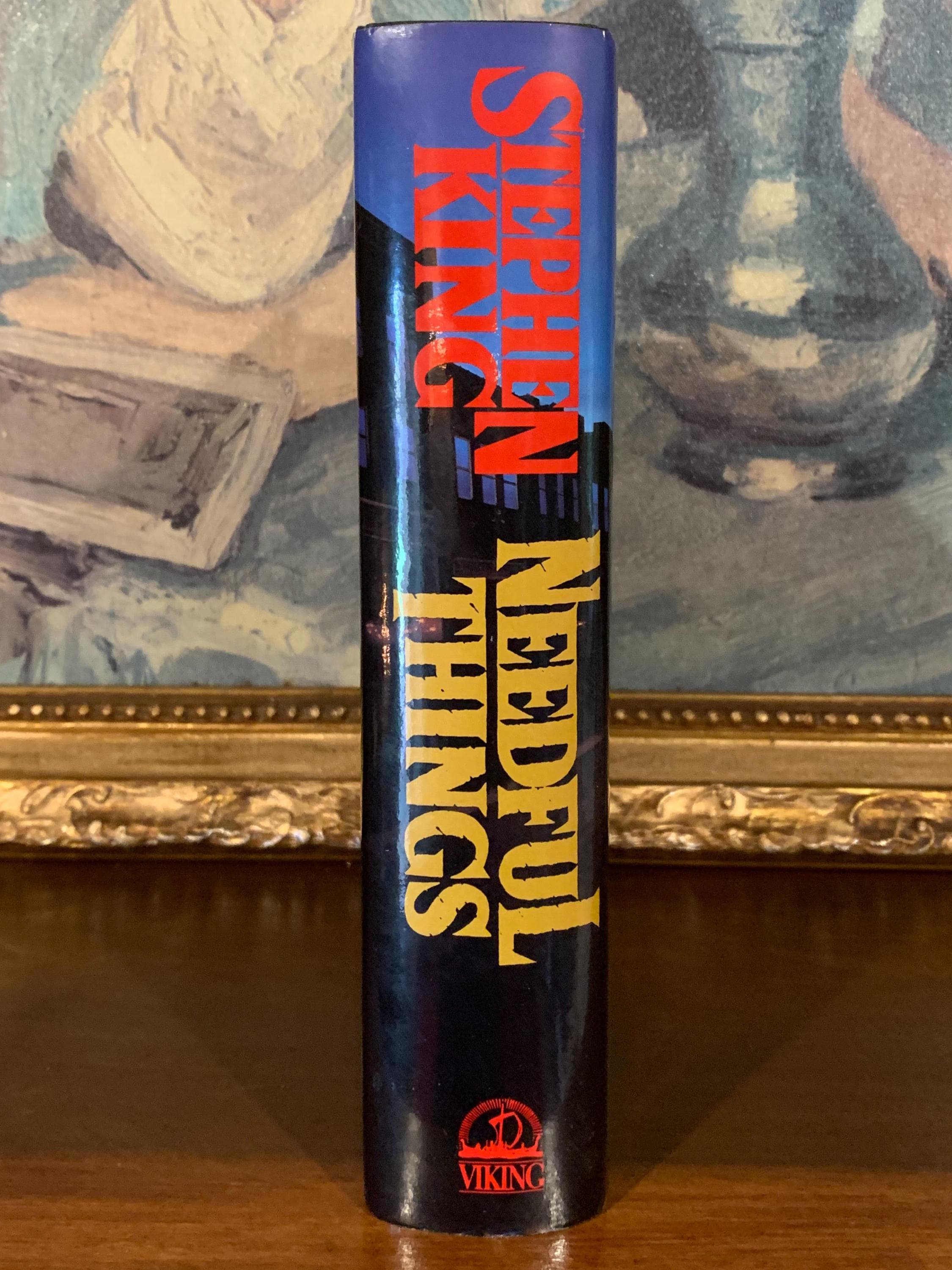 Stephen King Needful Things 1991 First Edition Vintage Horror stephen-king-needful-things-1991-first-edition-vintage-horror