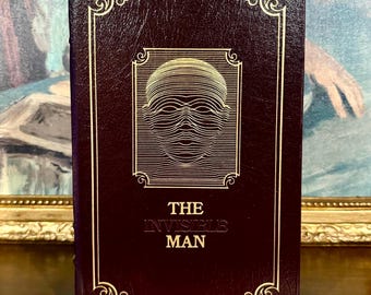 The Invisible Man – HG Wells (1967) – Easton Press – Leather Bound Book –Illustrated