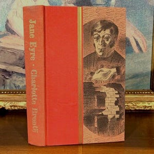 Jane Eyre by Charlotte Bronte (1942) - Vintage Gothic Romance Novel with Slipcase