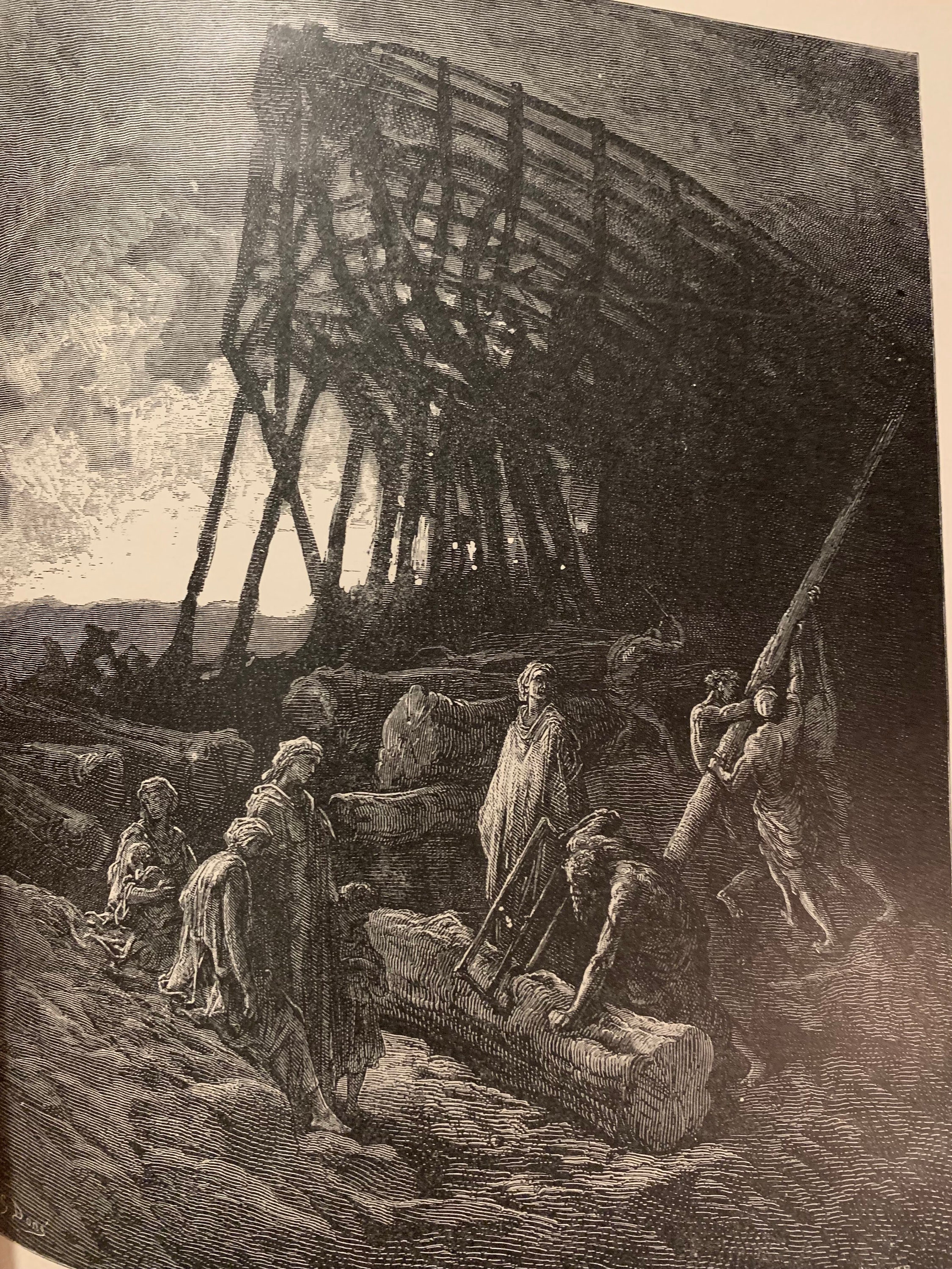 1884年 失楽園の本：ギュスターヴ・ドレの挿絵入り版画、ジョン