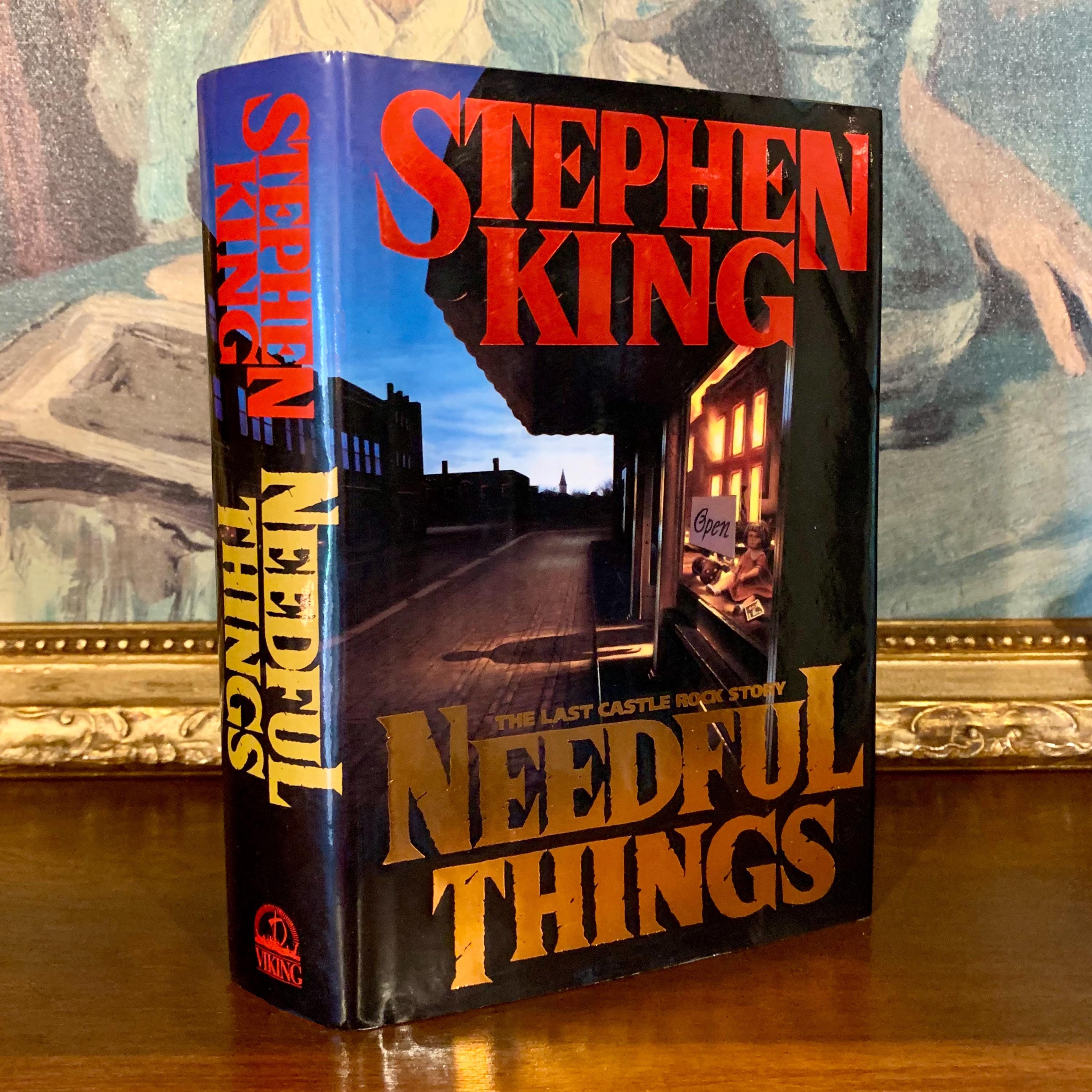 Stephen King Needful Things 1991 First Edition Vintage Horror stephen-king-needful-things-1991-first-edition-vintage-horror