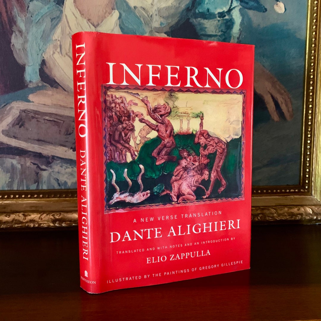 Dantes Inferno by Dante Alighieri Illustrated Vintage Book 