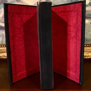 The Satanic Bible Anton LaVey Goatskin Leather Bound Book Occult And Satanism. image 5