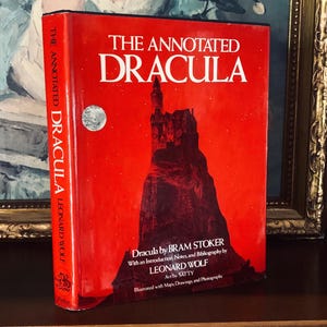 Bram Stoker’s Dracula (1975) - First Edition, Annotated by Leonard Wolf – Illustrated by Satty – Hardcover