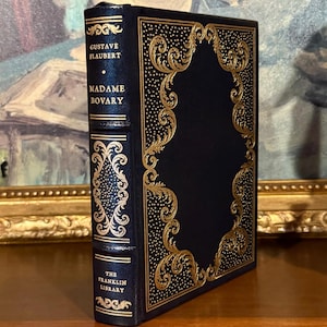 Madame Bovary by Gustave Flaubert (1978) Franklin Library Limited Edition  – Leather Bound Illustrated Book – 100 Greatest Books of All Time