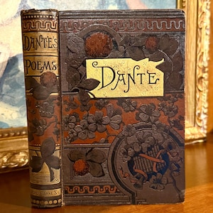 Antique 1880 Dante&#39;s Divine Comedy: Gustave Dore Illustrations