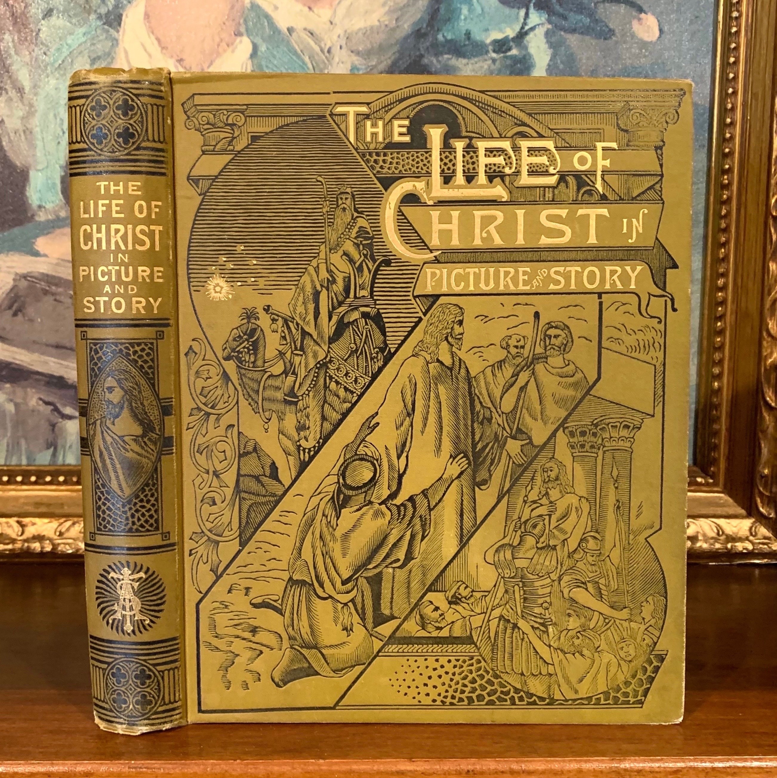 Antique Illustrated Catholic Book: the Life of Christ (1890