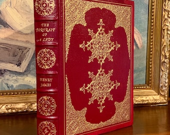Retrato de una dama – Henry James – Easton Press (1978) – Ilustrado – Libro antiguo encuadernado en piel