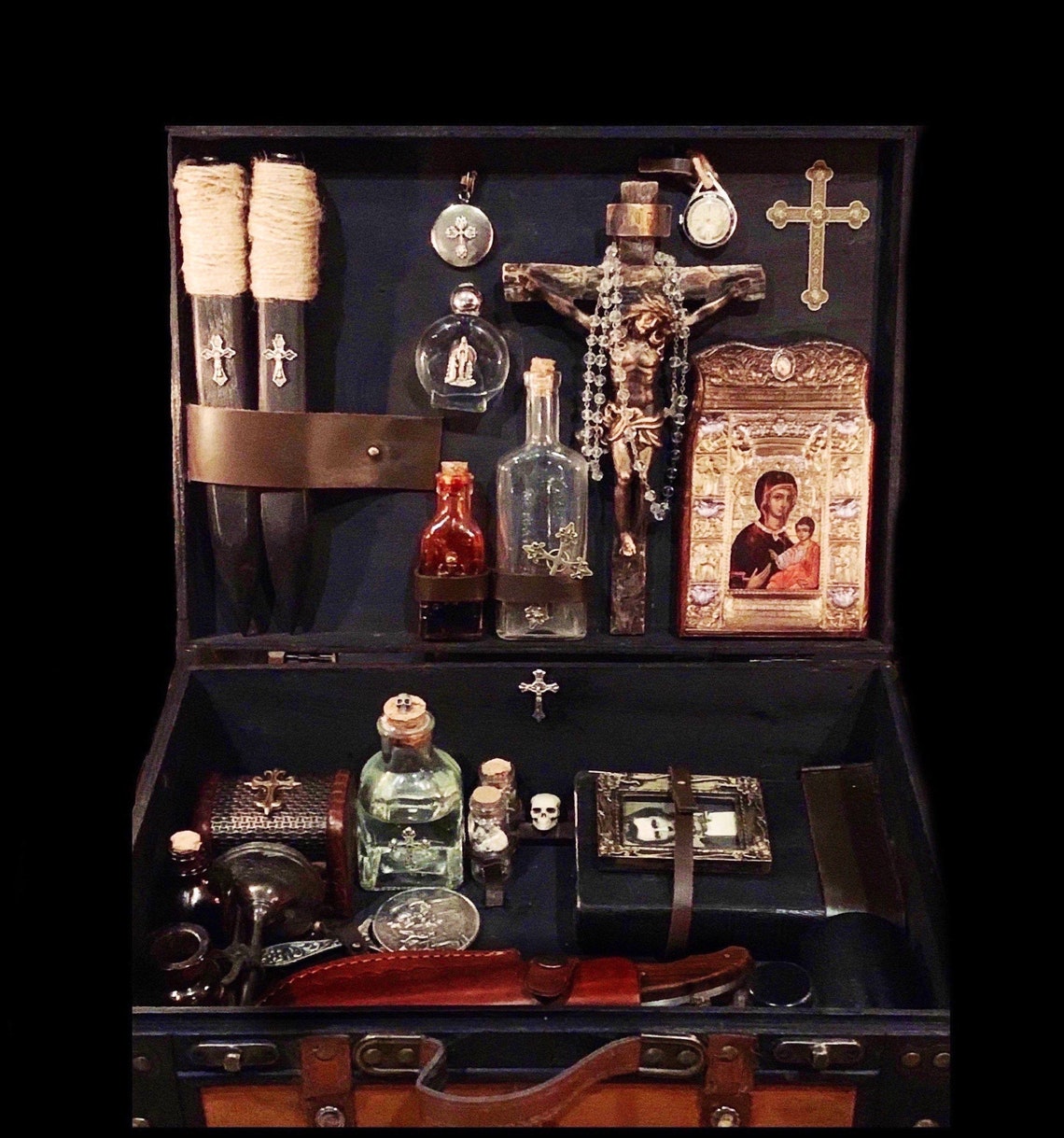 Vampire Hunting Kit 19th Century Vampire Hunter Kit Filled Etsy
