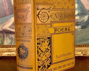 1870年アンティーク・テニスン詩集：聖杯とアーサー王物語 - Etsy 日本