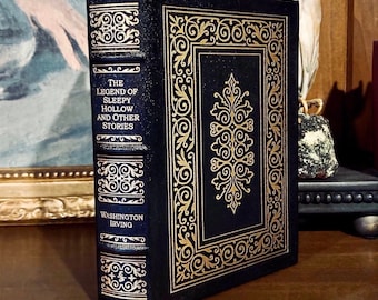 The Legend of Sleepy Hollow by Washington Irving - Easton Press, Leather Bound Book with Illustrations