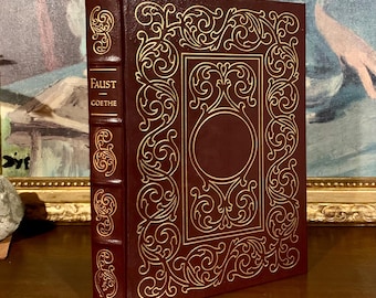 Faust - Goethe - Easton Press (1980) - Vintage Leather Bound Book - Collector’s Edition