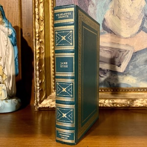 Jane Eyre - Charlotte Bronte - (1954) Clásico del romance gótico - Edición de tapa dura vintage