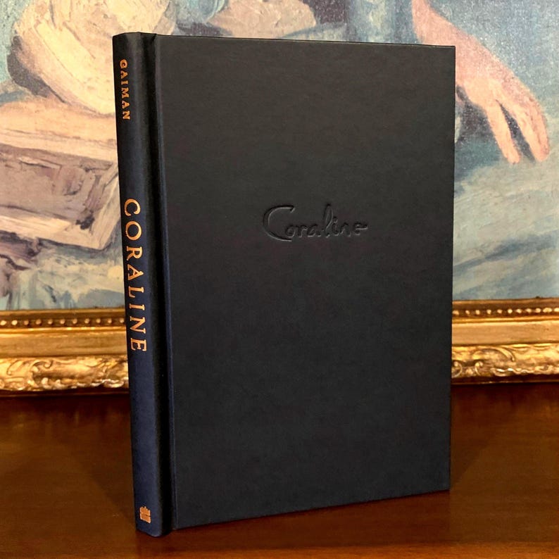 CORALINE - Neil Gaiman (2002) First Edition - Illustrated Vintage Hardcover Book image 3