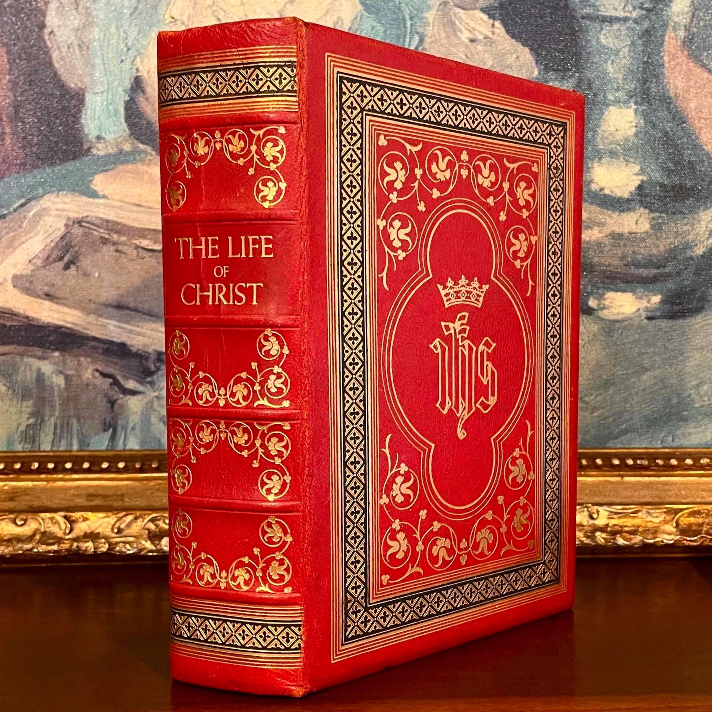The Life of Christ (1957) – Leather Bound Vintage Religious Book