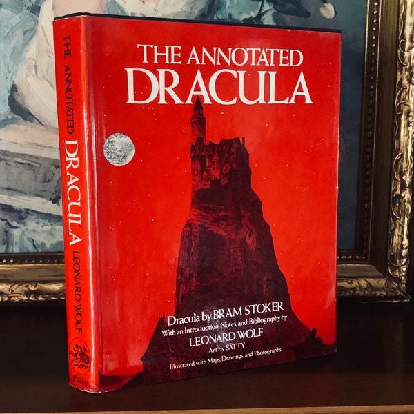 Bram Stokers Dracula (1975) - First Edition - Annotated by Leonard Wolf - Illustrated by Satty - Hardcover