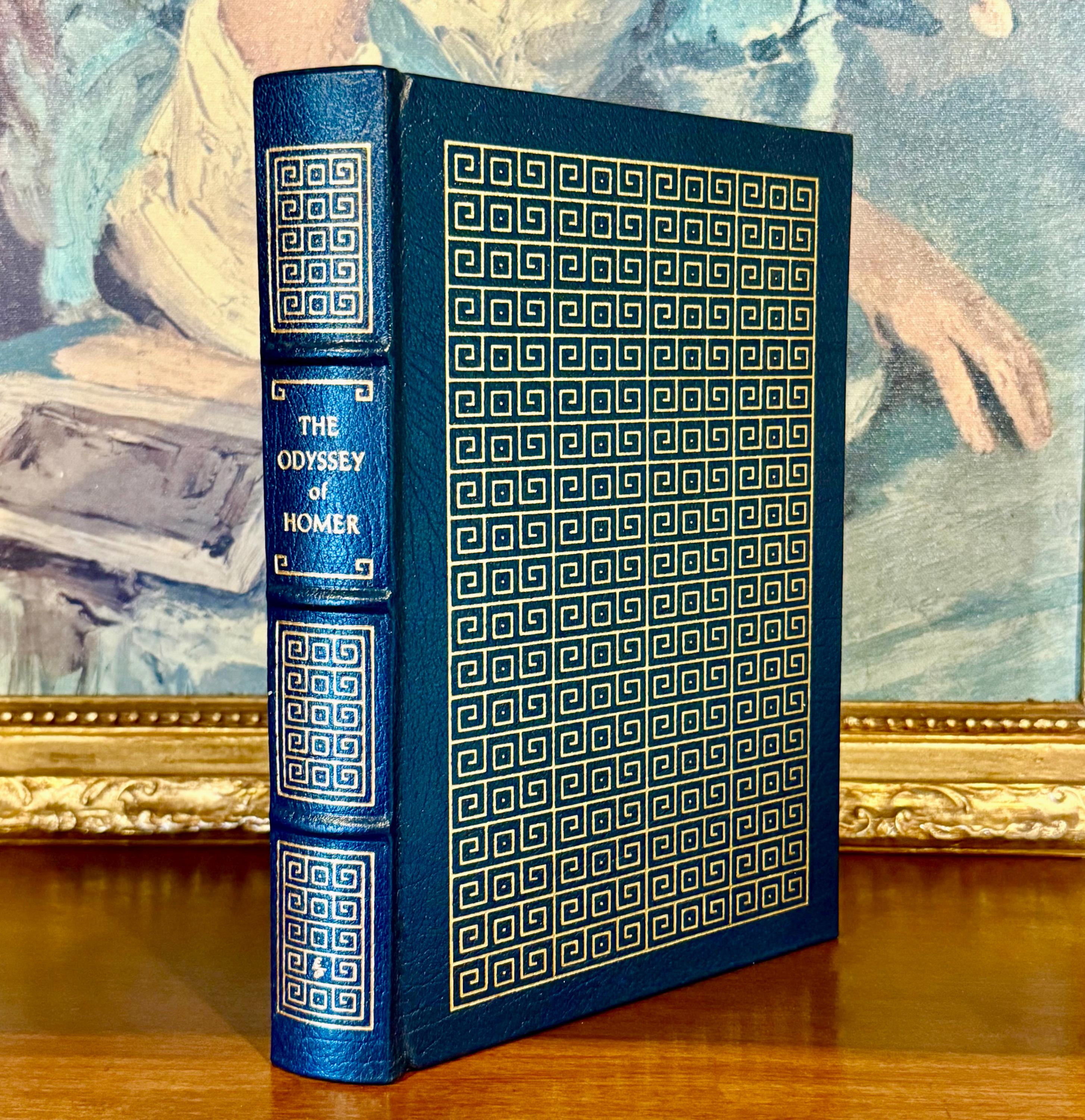 The Odyssey by Homer - Easton Press (1978) - Leather Bound Book - Illustrated Vintage Collectors Edition