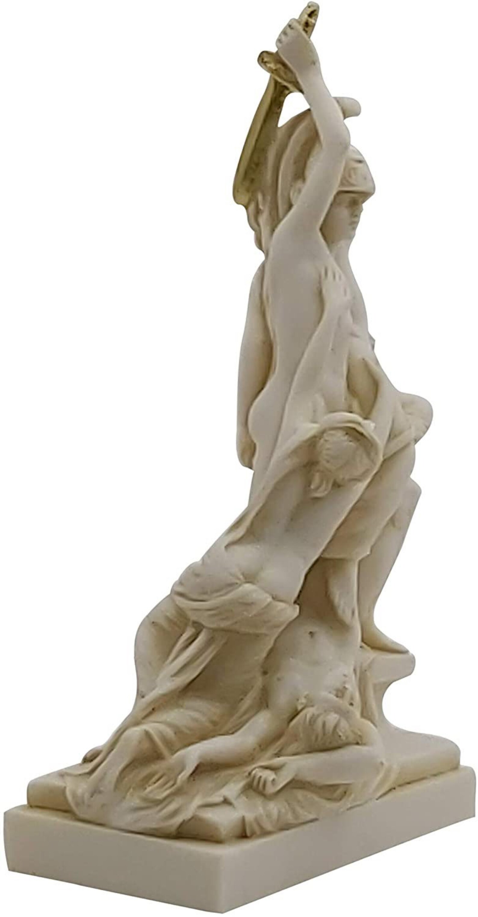 Greek Statue Achilles Marble Sculpture Bookshelf Decor. - Etsy